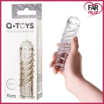 A-Toys Kors 15 Cm TPR Şeffaf Penis Kılıfı