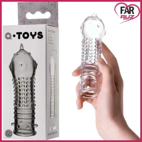 A-Toys Moll 15 Cm TPR Şeffaf Penis Kılıfı