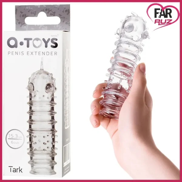 A-Toys Tark 15 Cm TPR Şeffaf Penis Kılıfı