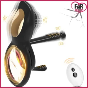 Farruz Çiftler İçin Titreşimli Penis Halkası ve G Noktası Klitoral Vibratörü