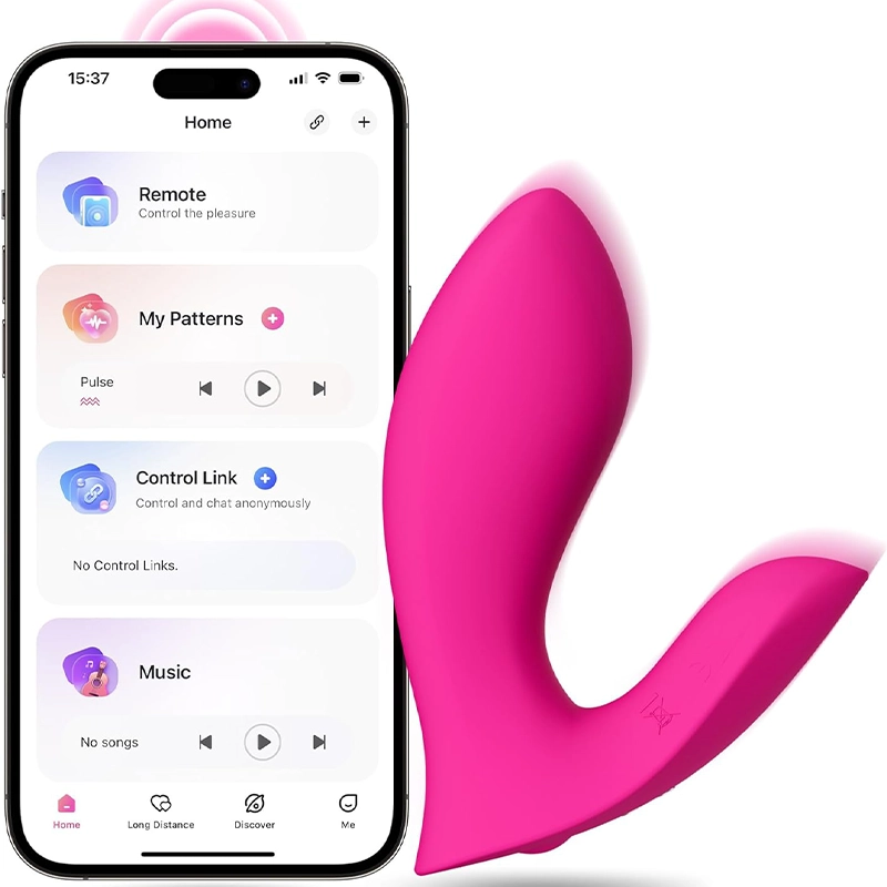 Lovense Flexer Esnek Telefon Kontrollü Vibratör