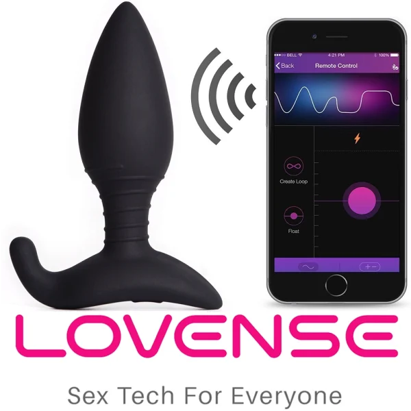 Lovense HUSH Telefon Kontrollü Anal Plug