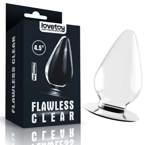 Lovetoy Flawless Clear 12 Cm Big Anal Plug