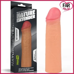 Lovetoy Nature Extender 17.5 Cm Platin Silikon Penis Kılıfı